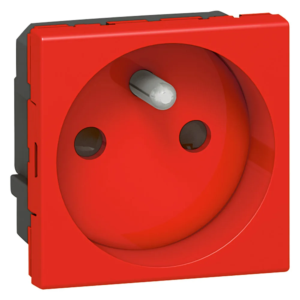 077118-LEGRAND-1000 Legrand 077118 S.Armada antim. UPS priz, kırmızı