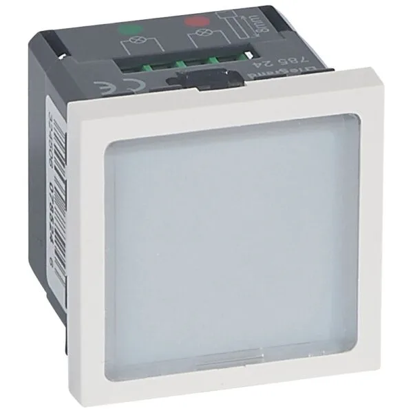 Legrand 078524 S.Armada Etiketlen. Işıklı gösterge, 230V AC, Kırmızı/yeşil Led
