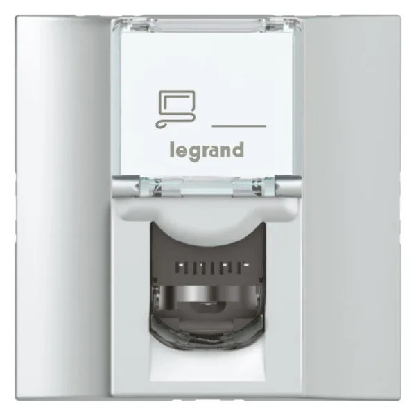 Legrand 078629 Çift Taraflı RJ45 Girişli CAT6A STP, Alüminyum
