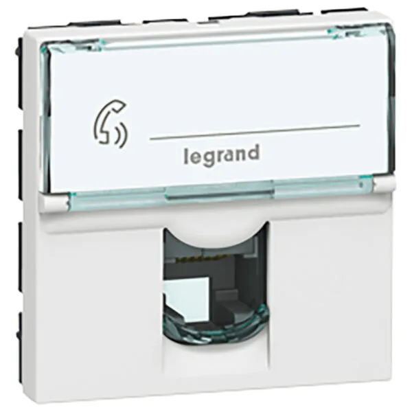 Legrand 078732 S.armada Rj12, 6KONTAK Telefon Prizi, 2M, Beyaz