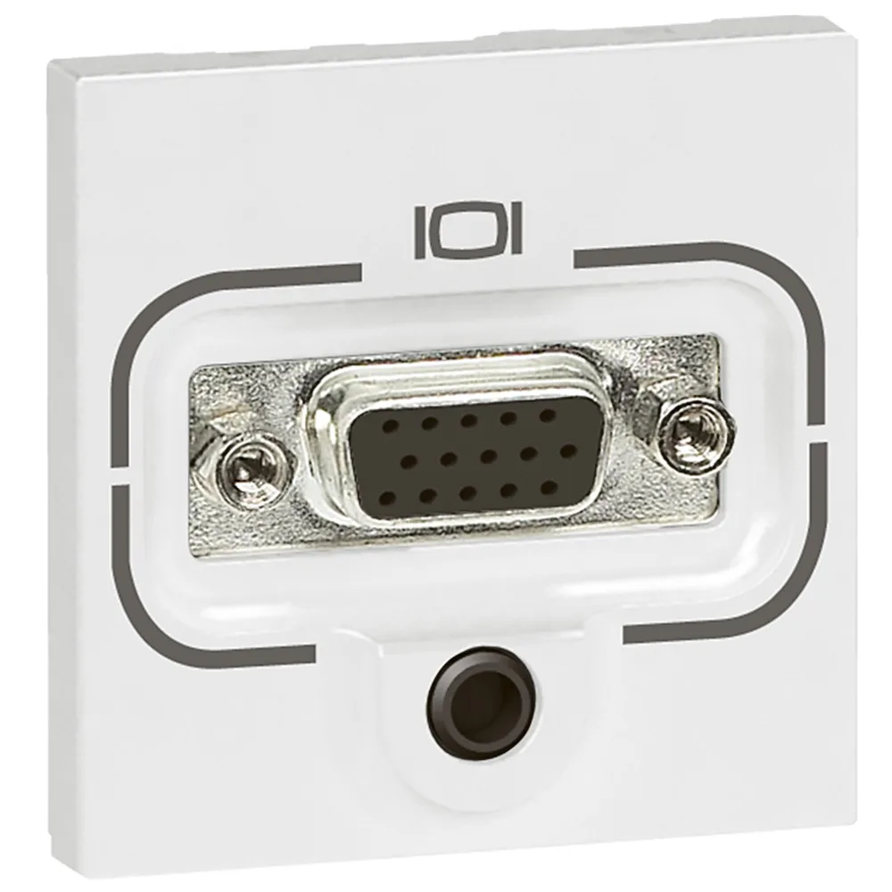 078774-LEGRAND-1000 Legrand 078774 Sistem Armada Dişi HD15 priz + 3.5mm jack çıkışı 2modül - Beyaz