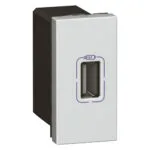 Legrand 079391 S.Armada 1m iki çıkışlı 5V 750mA kendinden USB çıkışlı priz alü