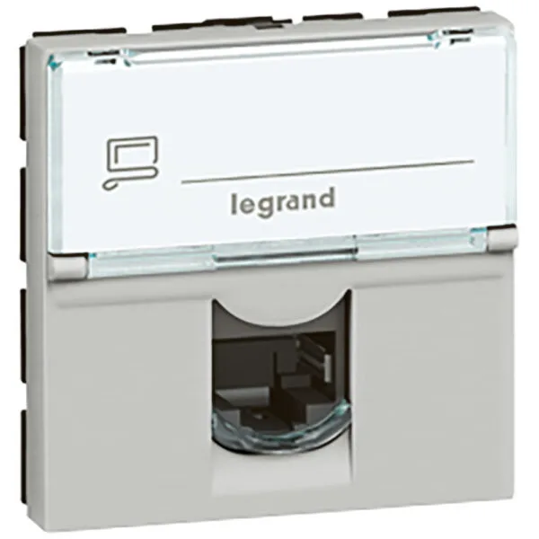 Legrand 079454 Lcs² Sistem Armada RJ45 CAT5E Priz - Utp - 2MODüL - Alüminyum