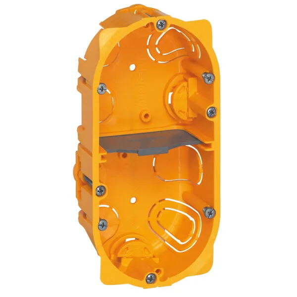 Legrand 080042 Batibox alçıpan Buat İkili - 4/5 modül - Derinlik:40mm