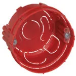 Legrand 080108 Batibox Yuvarlak tekli buat Derinlik:40mm Vidalı