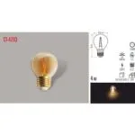 Cata CT-4283 4W Rustik Led Ampul E27 Duy Amber