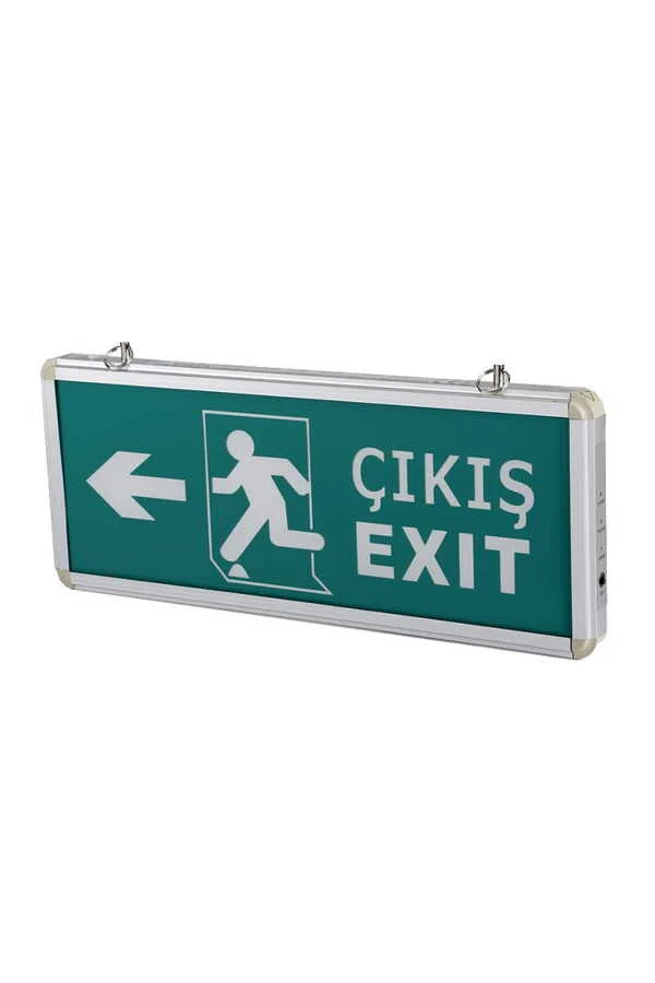 Cata CT-9170 Üç Saat Akülü Led Exit Çıkış Armatürü Cata CT-9170 Üç Saat Akülü Led Exit Çıkış Armatürü