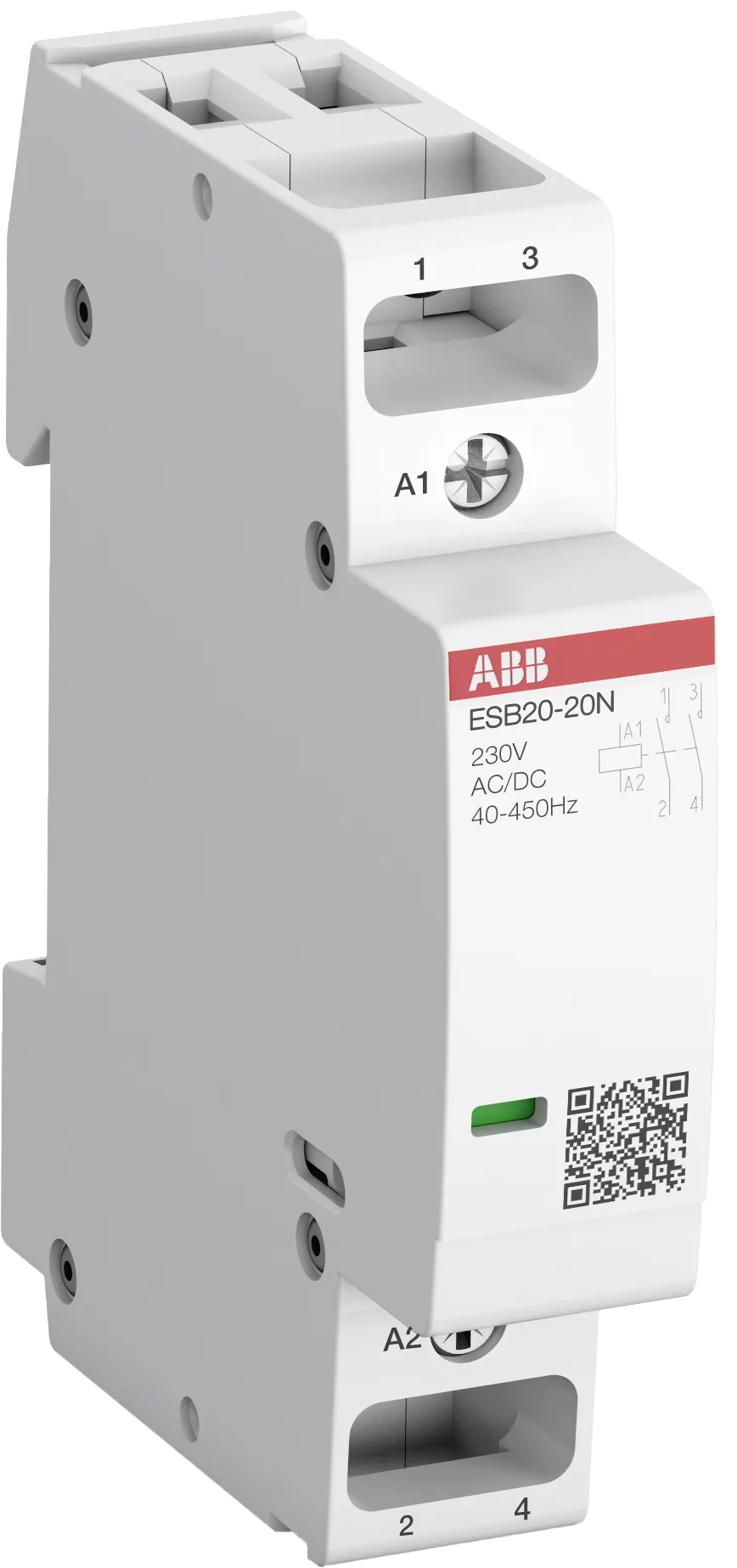 1SBE121111R0620.png ABB ESB20-20N 230V Ac/dc Tesisat Kontaktörü 1SBE121111R0620