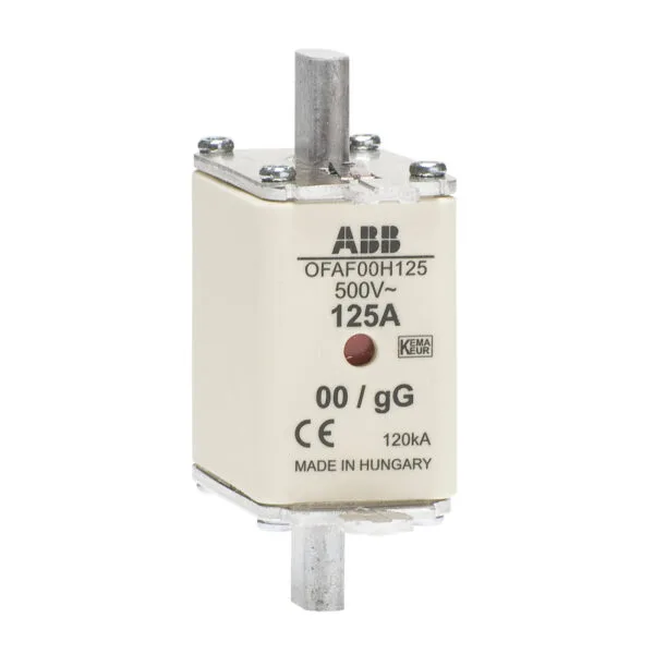 ABB OFAF00H125 125A, 00 Boy Bıçaklı Sigorta 1SCA022627R1630