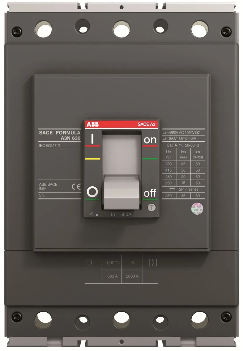 ABB Formula A3S 630 630 Amper 3 Kutuplu (Yüksek Kesme) Elektronik Kompakt Şalter - Görsel 2