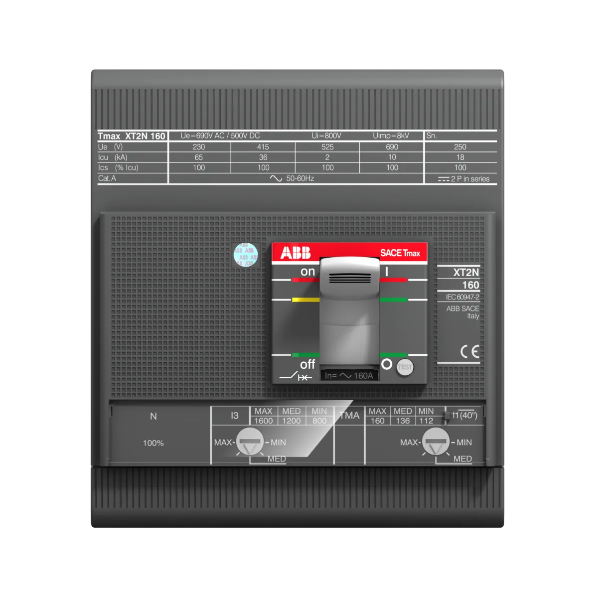 ABB 1SDA067579R1 ABB 1SDA067579R1 - XT2S 160 Tma 100-1000 4P F F