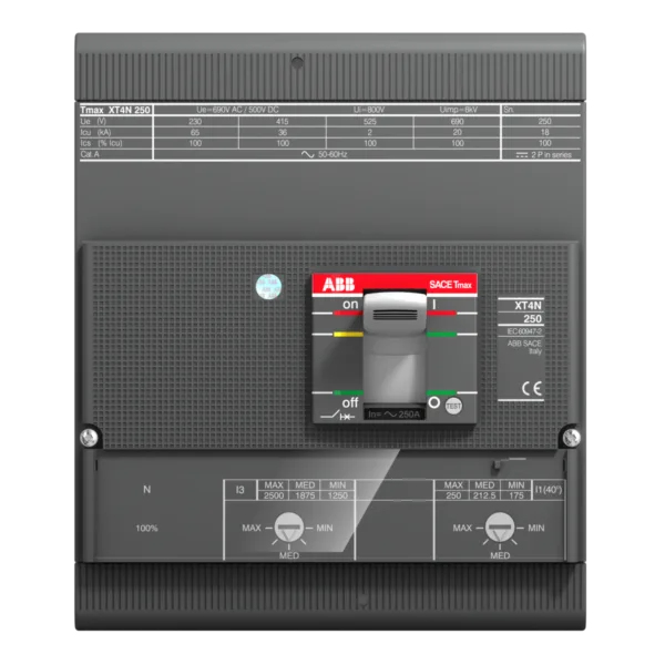 ABB XT4H 200A 70KA 4P Termik Manyetik Sabit Tip Şalter 1SDA068362R1