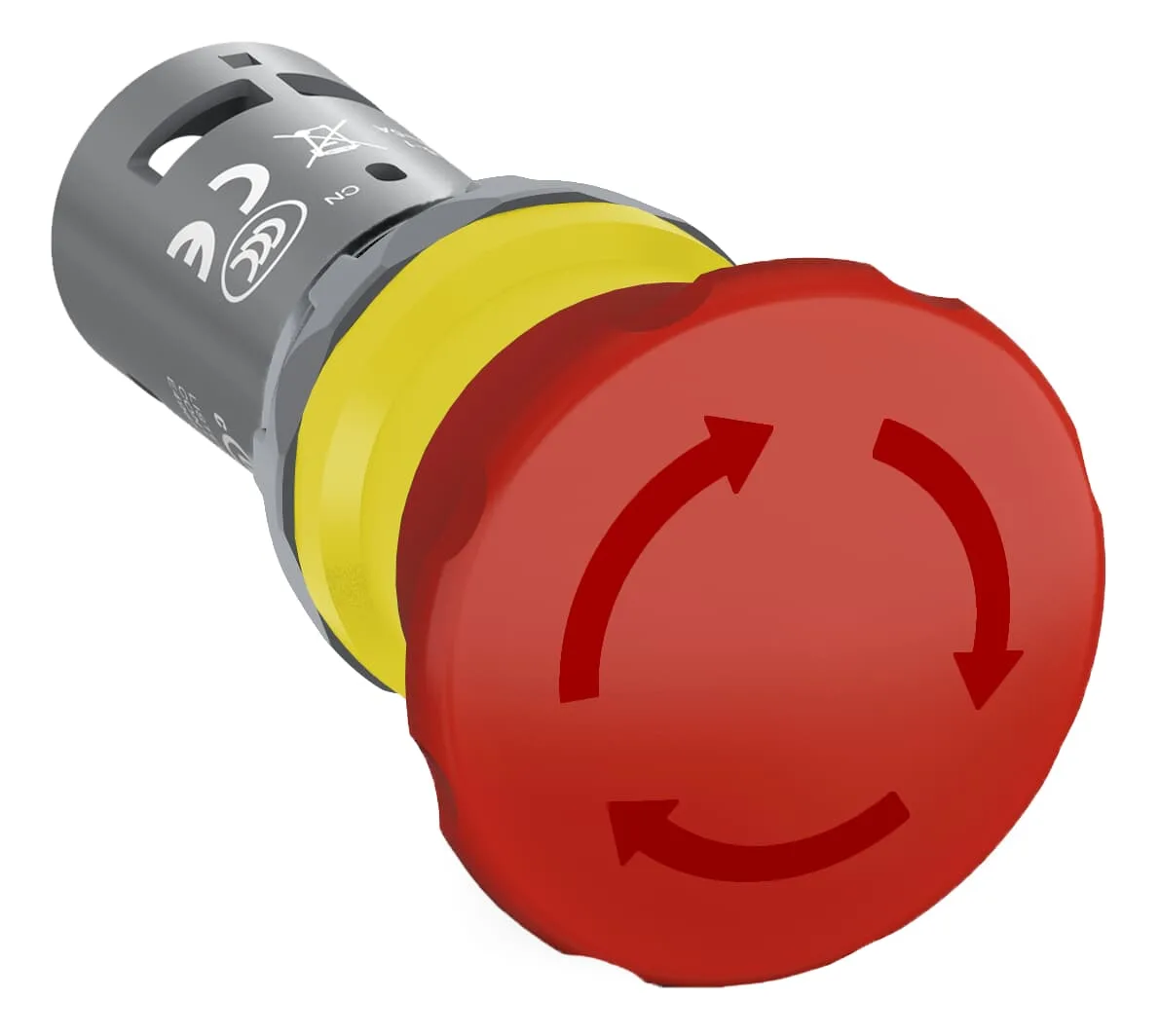 1SFA619550R1041 ABB CE4T-10R-01 Acil Dur.butonu Bas-çevir-çek 1SFA619550R1041