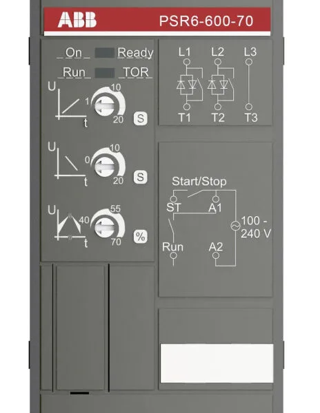ABB PSR6-600-70 3KW Yumuşak Yolverici 1SFA896104R7000
