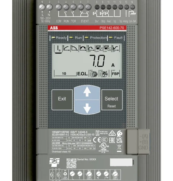 ABB PSE142-600-70 75KW Yumuşak Yolverici 1SFA897110R7000