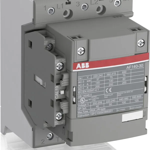 ABB AF140-30-11 100-250VAC/DC 140A 3P Kont. 1NA+1NK 1SFL447001R1311