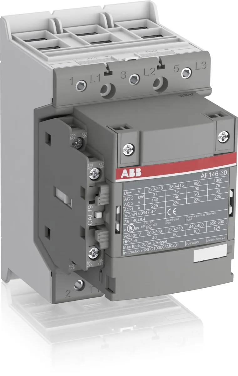 1SFL467001R1311 ABB AF146-30-11 100-250VAC/DC 75KW 146A 3P Kon.1na+1nk 1SFL467001R1311