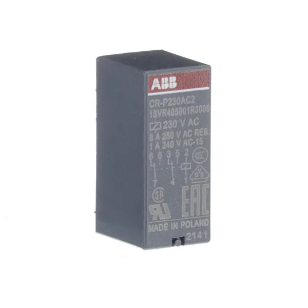 ABB CR-P230AC2 Pcb Röle 2A/K 230VAC 8A 1SVR405601R3000