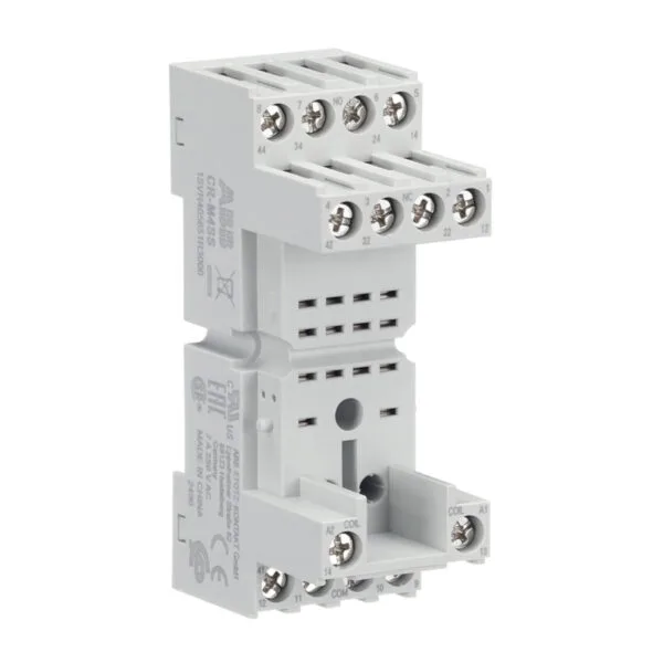 ABB CR-M4SS Minyatür Röle için Soket 4A/K 1SVR405651R3000