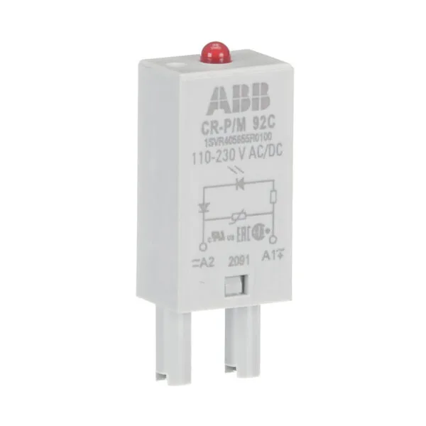 ABB CR-P/M92C Cr-p/m Red LED Varistör 110-230VAC/DC 1SVR405655R0100