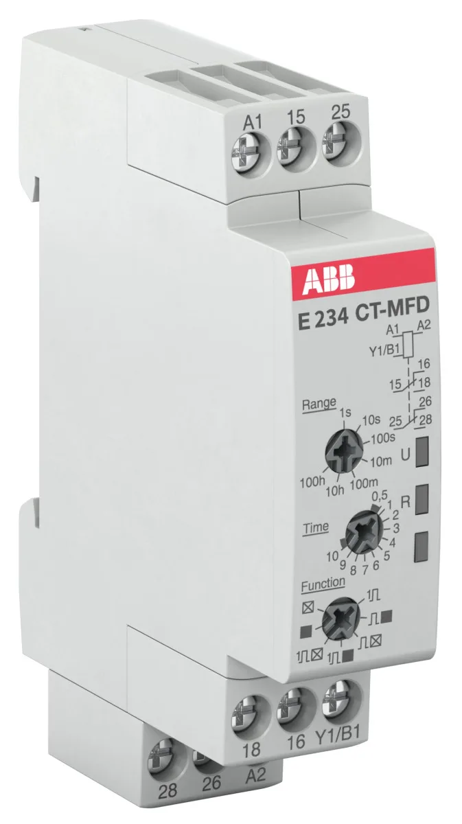 ABB Ct-mfd.21 Zaman Rölesi 0,05S-10H 24-48VDC 12-240VA 1SVR500020R1100