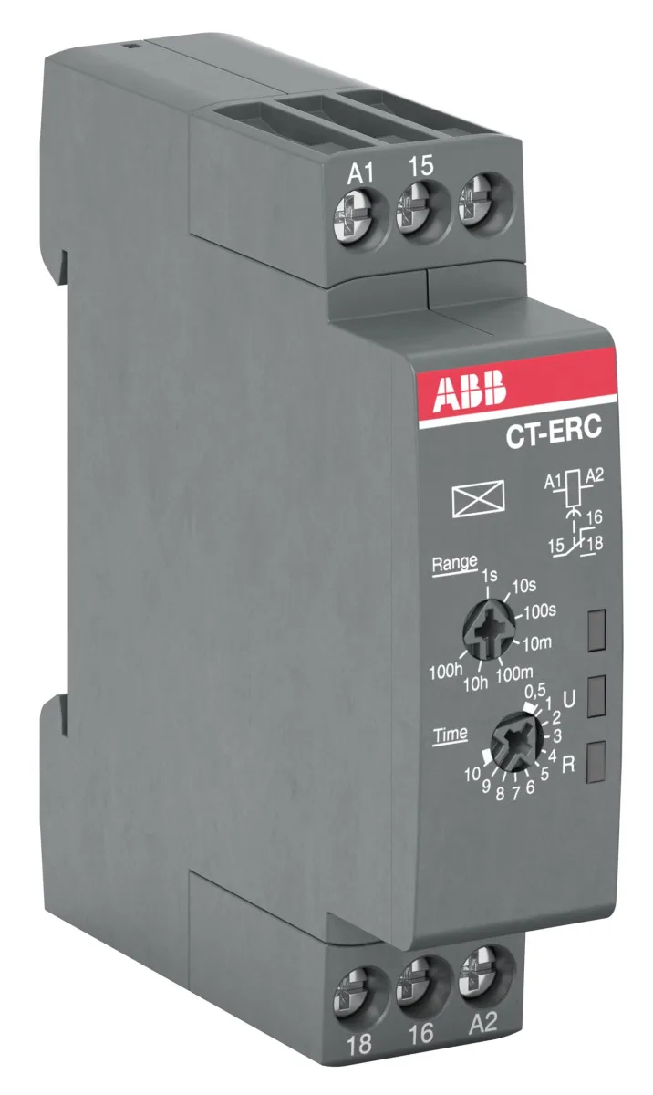 1SVR508100R0000 ABB Ct-erc.12 Time Relay ON-DELAY 1C/O 1SVR508100R0000