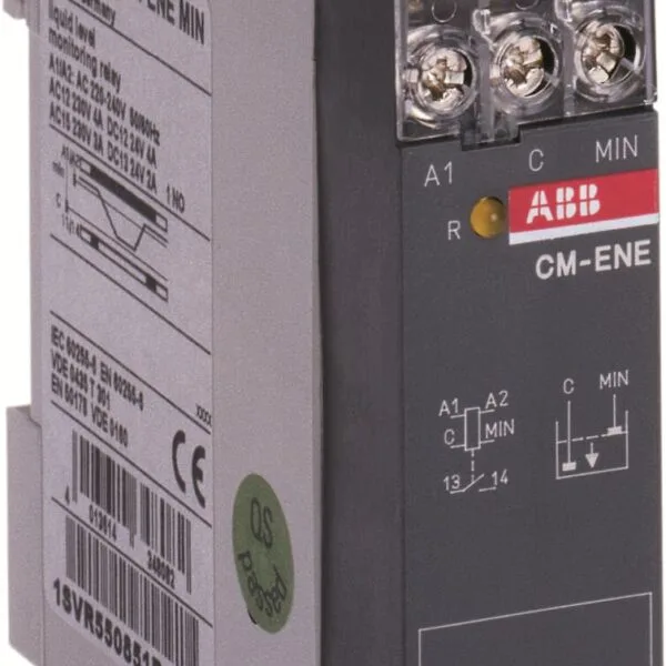 ABB Cm-ene Mın Sıvı Seviye Rölesi 220-240VAC 1SVR550851R9500