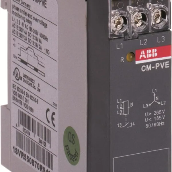 ABB CM-PVE Faz Kontrol Rölesi 3X320-460VAC 1SVR550871R9500