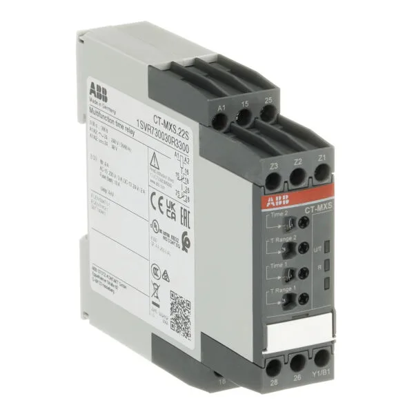 ABB Ct-mxs.22s Zaman Rölesi 24-48VDC, 24-240VAC 1SVR730030R3300