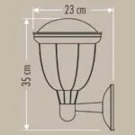 Cata Ct-7019 Torino Bahçe Armatürü