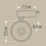 Cata CT-5314 33W Karina Ray Spot Armatür Gün Işığı