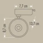Cata CT-5315G 33W Venüs Led Ray Spot Armatür 3200K Gün Işığı