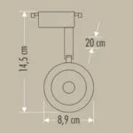 Cata CT-5334 30W Led Ray Spot Armatür 6400K Beyaz Işık