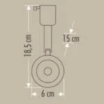Cata CT-5338 25w Hermes Ray Spot Armatür 6000K Beyaz Işık