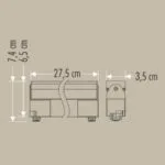 Cata CT-5395 36W Kama 90 Derece Led Ray Spot Armatür 3200K Gün Işığı