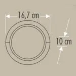 Cata CT-7073 15W Sıva Üstü Led Aplik Armatür Günışığı