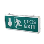 Cata CT-9167 3W Ledli Exit Çıkış Armatürü 3 Saat Akülü
