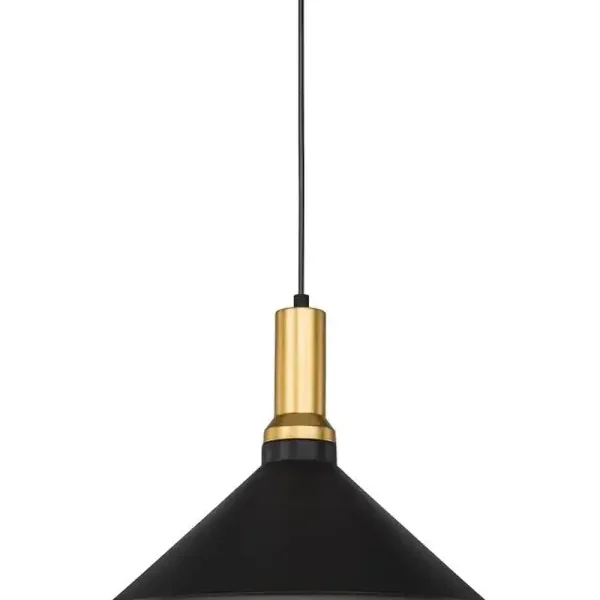 Dekoratif CT-8201 Sarkıt Armatür Siyah Gold Duy 35cm