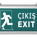 Cata Ct-9166 Exit Çıkış Armatürü Ledli 3 Saat Akülü