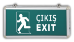Cata Ct-9166 Exit Çıkış Armatürü Ledli 3 Saat Akülü