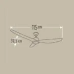 Cata CT-3000 Cenevre Ledli Tavan Vantilatörü 3 Renkli Işık