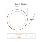 Cata CT-5144 3W Slim Panel Spot Armatür Beyaz Işık