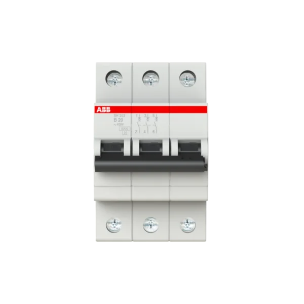 ABB SH203-B20 3*20A B Tipi 6KA Otomatik Sigorta 2CDS213001R0205