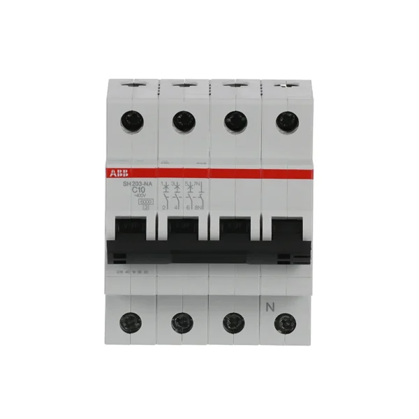 ABB SH203-C10-NA 4*10A NA C Tipi 6KA Otomatik Sigorta 2CDS213103R0104