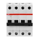ABB SH203-C63-NA 4*63A C Tipi 6KA Otomatik Sigorta 2CDS213103R0634