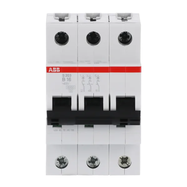 ABB S203-B16 3*16A B Tipi 6KA Otomatik Sigorta 2CDS253001R0165