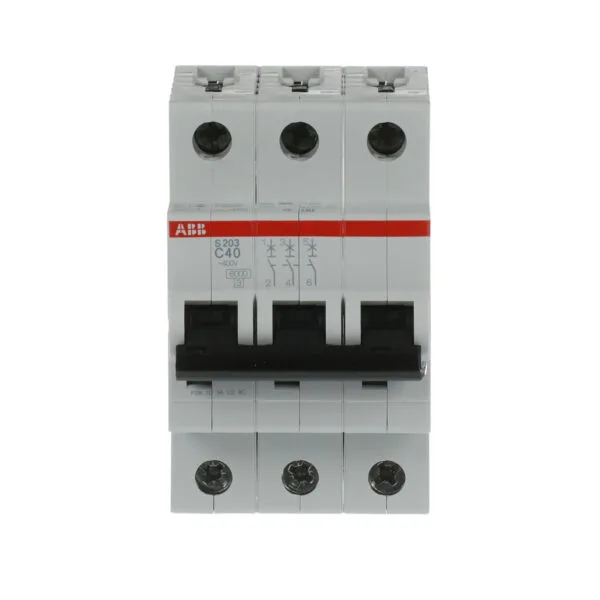 ABB S203-C40 3*40A C Tipi 6KA Otomatik Sigorta 2CDS253001R0404