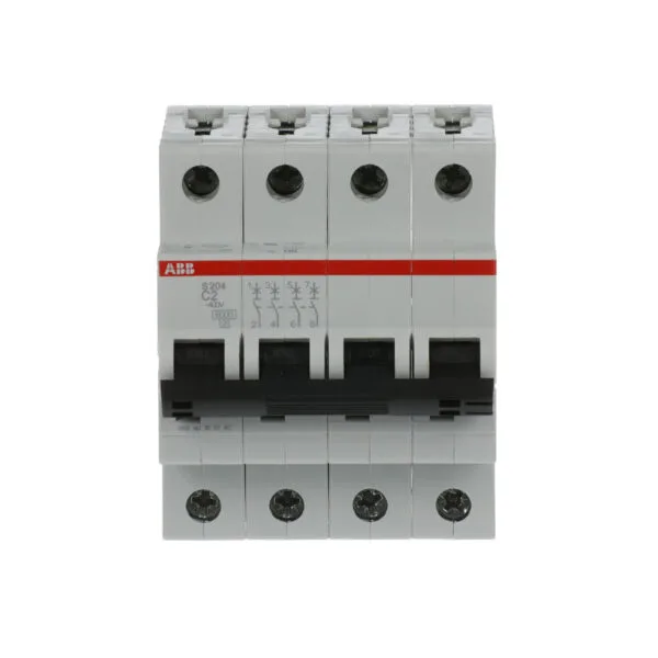 ABB S204-C 2 4*2A C Tipi 6KA Otomatik Sigorta 2CDS254001R0024