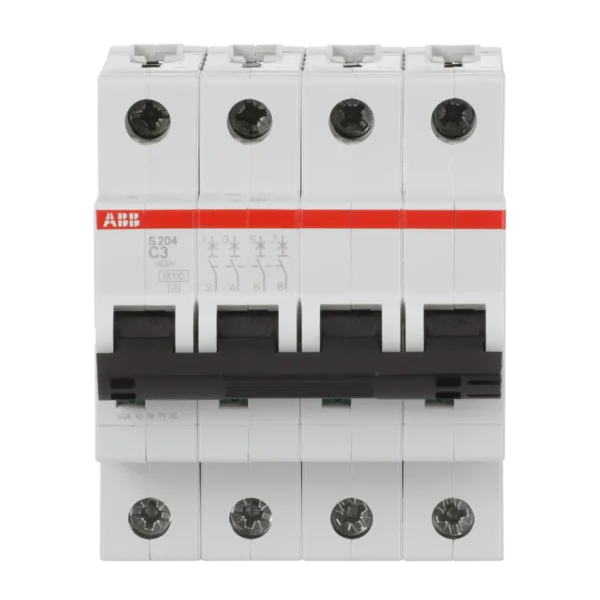 ABB S204-C 3 4*3A C Tipi 6KA Otomatik Sigorta 2CDS254001R0034