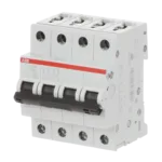 ABB S204-C3 3 Amper 4 Kutuplu 6kA C Tipi Otomatik Sigorta - Görsel 3